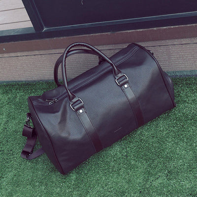 Leather Sports Gym Bag