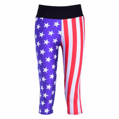 Fashion Printed Flag Legging